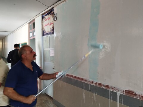 تصاویر/اردوی جهادی عمرانی طلاب در شهرستان ایذه برگزار شد