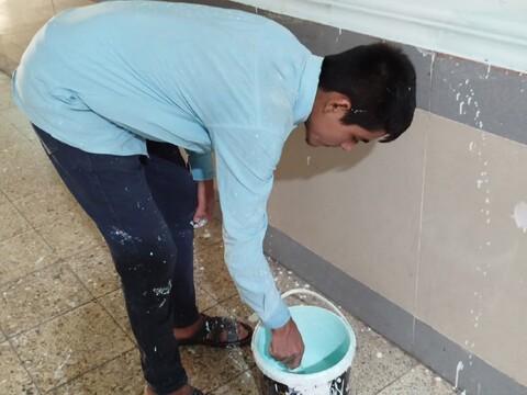 تصاویر/اردوی جهادی عمرانی طلاب در شهرستان ایذه برگزار شد