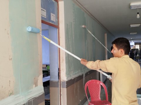 تصاویر/اردوی جهادی عمرانی طلاب در شهرستان ایذه برگزار شد