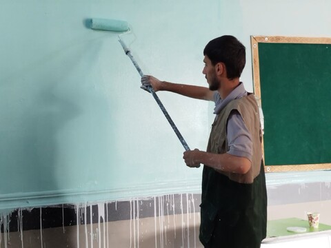 تصاویر/اردوی جهادی عمرانی طلاب در شهرستان ایذه برگزار شد