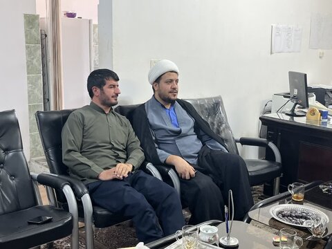 تصاویر/ نشست معاون امور طلاب حوزه علمیه کاشان با کارکنان مدرسه دارالعلم اسلامی