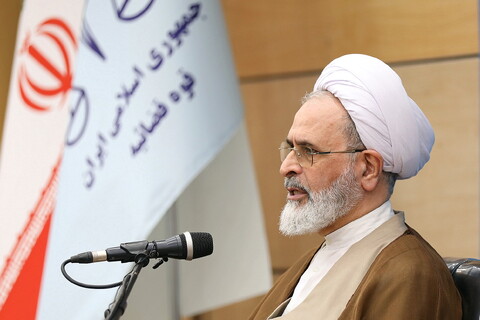 تصاویر/ بازدید آیت الله اعرافی از دادگستری کل استان قم