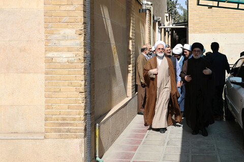 تصاویر/ بازدید آیت الله اعرافی از دادگستری کل استان قم