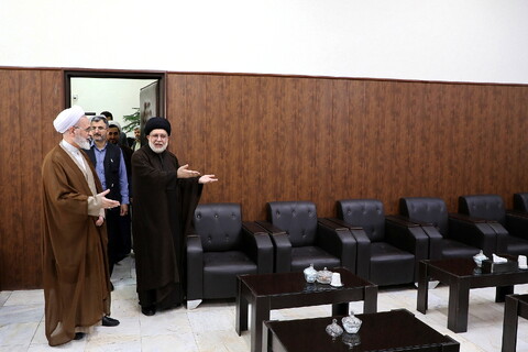تصاویر/ بازدید آیت الله اعرافی از دادگستری کل استان قم