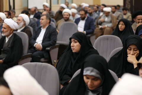 تصاویر/ بازدید آیت الله اعرافی از دادگستری کل استان قم