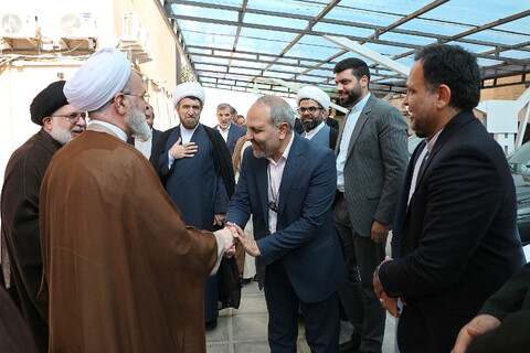 تصاویر/ بازدید آیت الله اعرافی از دادگستری کل استان قم