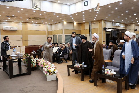 تصاویر/ بازدید آیت الله اعرافی از دادگستری کل استان قم