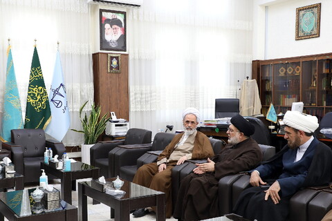 تصاویر/ بازدید آیت الله اعرافی از دادگستری کل استان قم