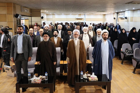 تصاویر/ بازدید آیت الله اعرافی از دادگستری کل استان قم