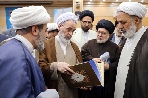 تصاویر/ بازدید آیت الله اعرافی از دادگستری کل استان قم