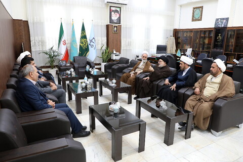 تصاویر/ بازدید آیت الله اعرافی از دادگستری کل استان قم