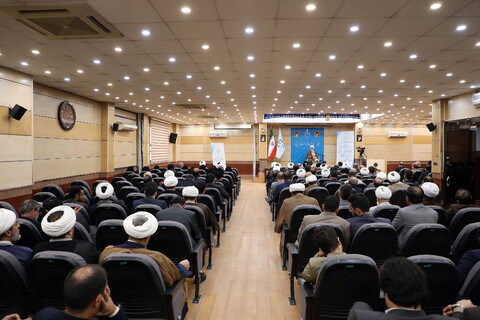 تصاویر/ بازدید آیت الله اعرافی از دادگستری کل استان قم