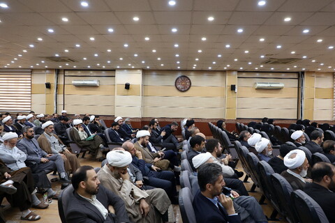 تصاویر/ بازدید آیت الله اعرافی از دادگستری کل استان قم