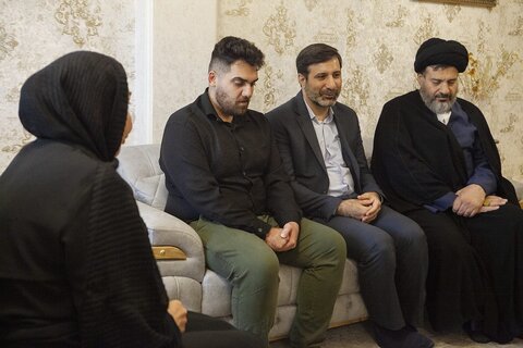 تصاویر/ دیدار سخنگوی شورای نگهبان با خانواده شهید «حسن شجاعی»