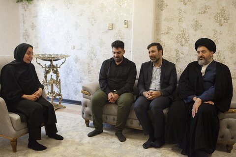 تصاویر/ دیدار سخنگوی شورای نگهبان با خانواده شهید «حسن شجاعی»