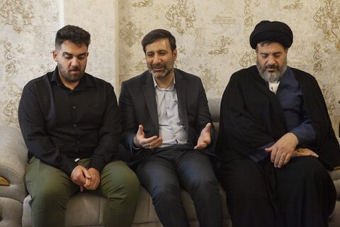 تصاویر/ دیدار سخنگوی شورای نگهبان با خانواده شهید «حسن شجاعی»