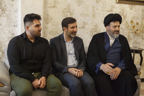 تصاویر/ دیدار سخنگوی شورای نگهبان با خانواده شهید «حسن شجاعی»