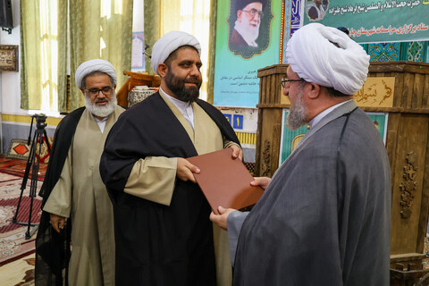 تصاویر | مراسم تکریم و معارفه امام‌جمعه شهرستان چاراویماق