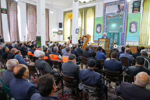 تصاویر | مراسم تکریم و معارفه امام‌جمعه شهرستان چاراویماق