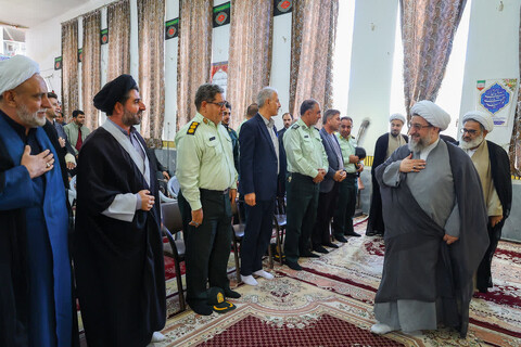 تصاویر | مراسم تکریم و معارفه امام‌جمعه شهرستان چاراویماق