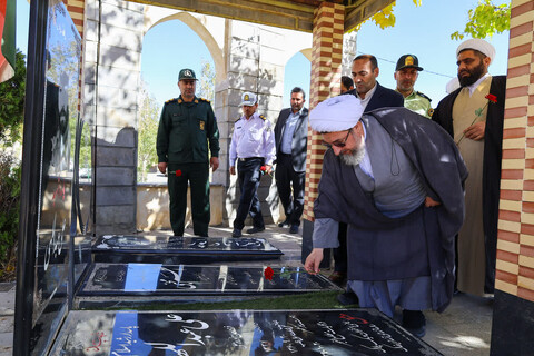 تصاویر | مراسم تکریم و معارفه امام‌جمعه شهرستان چاراویماق