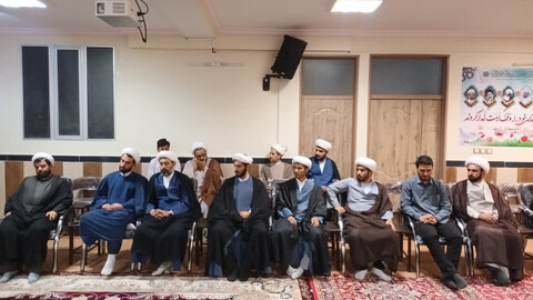 تصاویر/ نشست  امام‌جمعه شهرستان اهر با روحانیون  فرهنگی و طرح امین آموزش و پرورش