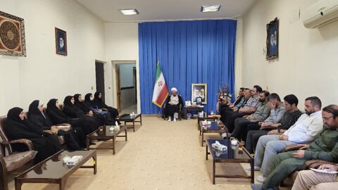 تصاویر/دیدار اعضای ستاد یادواره شهدای ورزشکار با امام جمعه ایلام