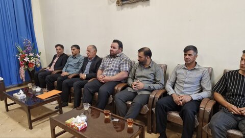 تصاویر/دیدار اعضای ستاد یادواره شهدای ورزشکار با امام جمعه ایلام