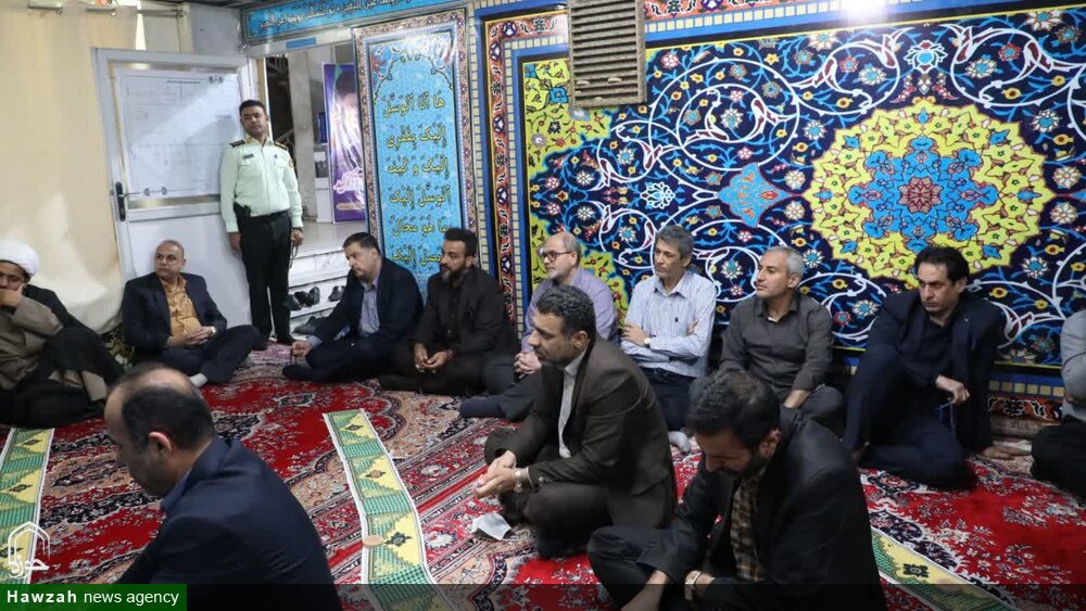 حضور حجت الاسلام والمسلمین حیدری در جمع مدیران و کارکنان سازمان تعزیرات حکومتی خوزستان