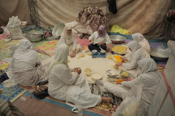 تصاویر/ برپایی موکب به مناسبت رحلت حضرت موسی مبرقع(ع) در قم