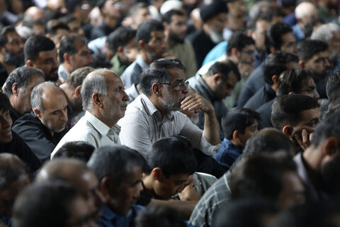 تصاویر/مراسم عزاداری شب رحلت حضرت موسی مبرقع (ع)در شهر قم