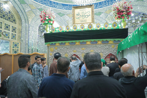 تصاویر/مراسم عزاداری شب رحلت حضرت موسی مبرقع (ع)در شهر قم