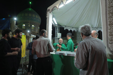 تصاویر/ برپایی موکب به مناسبت وفات حضرت موسی مبرقع(ع) در قم