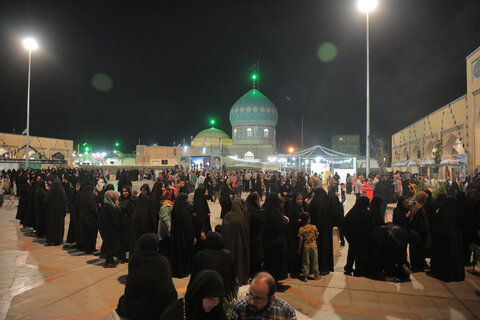 تصاویر/ برپایی موکب به مناسبت وفات حضرت موسی مبرقع(ع) در قم