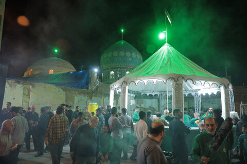 تصاویر/ برپایی موکب به مناسبت وفات حضرت موسی مبرقع(ع) در قم