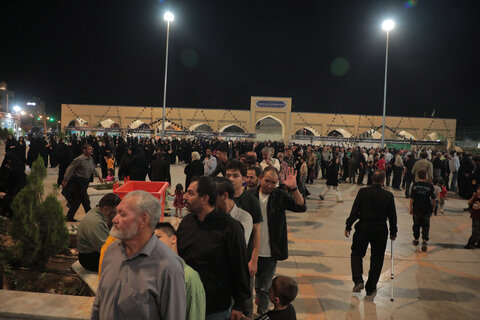 تصاویر/ برپایی موکب به مناسبت وفات حضرت موسی مبرقع(ع) در قم
