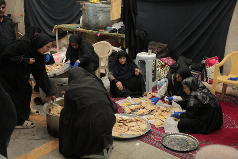 تصاویر/ برپایی موکب به مناسبت وفات حضرت موسی مبرقع(ع) در قم
