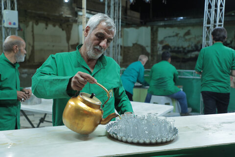 تصاویر/ برپایی موکب به مناسبت وفات حضرت موسی مبرقع(ع) در قم