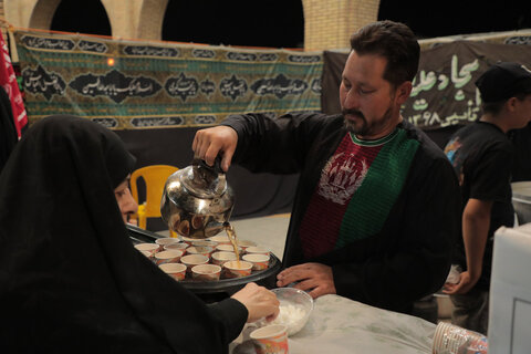 تصاویر/ برپایی موکب به مناسبت وفات حضرت موسی مبرقع(ع) در قم