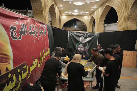 تصاویر/ برپایی موکب به مناسبت وفات حضرت موسی مبرقع(ع) در قم