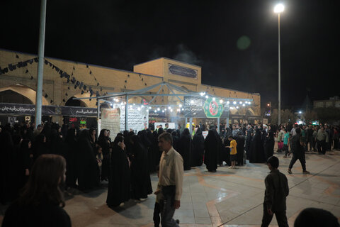 تصاویر/ برپایی موکب به مناسبت وفات حضرت موسی مبرقع(ع) در قم