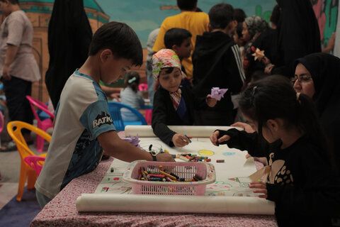 تصاویر/ برپایی موکب به مناسبت وفات حضرت موسی مبرقع(ع) در قم