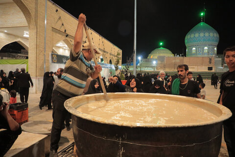 تصاویر/ برپایی موکب به مناسبت وفات حضرت موسی مبرقع(ع) در قم