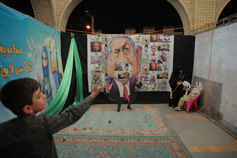 تصاویر/ برپایی موکب به مناسبت وفات حضرت موسی مبرقع(ع) در قم