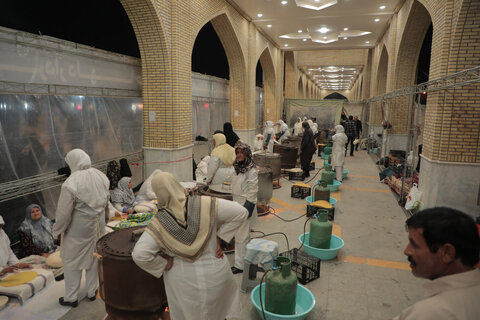 تصاویر/ برپایی موکب به مناسبت وفات حضرت موسی مبرقع(ع) در قم