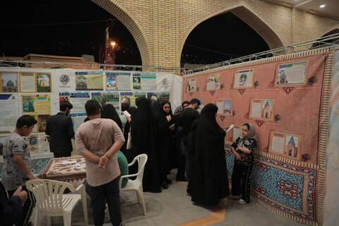 تصاویر/ برپایی موکب به مناسبت وفات حضرت موسی مبرقع(ع) در قم