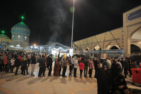 تصاویر/ برپایی موکب به مناسبت وفات حضرت موسی مبرقع(ع) در قم