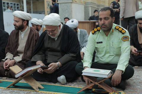 تصاویر/محفل انس با قرآن به مناسبت رحلت حضرت موسی مبرقع(ع)