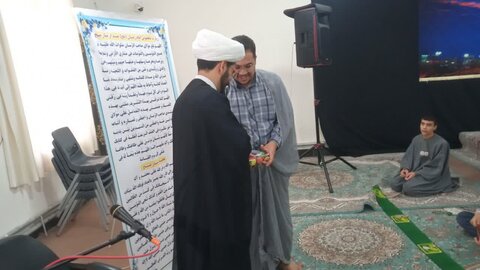 تصاویر/ تقدیر از ممتازین مسابقات علمی مدرسه علمیه نقده