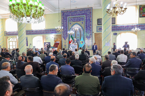 تصاویر | آیین تکریم و معارفه امام جمعه خسروشاه